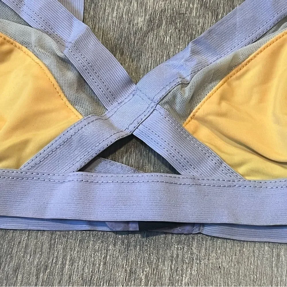ASOS Signature8 Purple & Yellow Bralette
